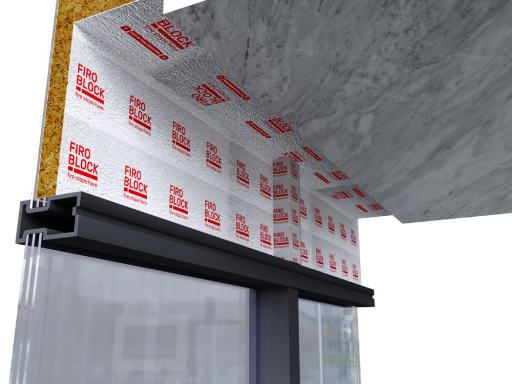 FIROBLOCK perimeter barrier installation and seal continuity